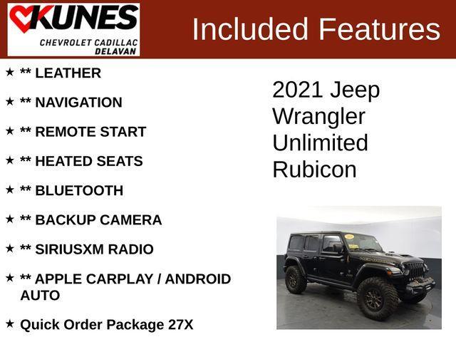 used 2021 Jeep Wrangler Unlimited car, priced at $53,486