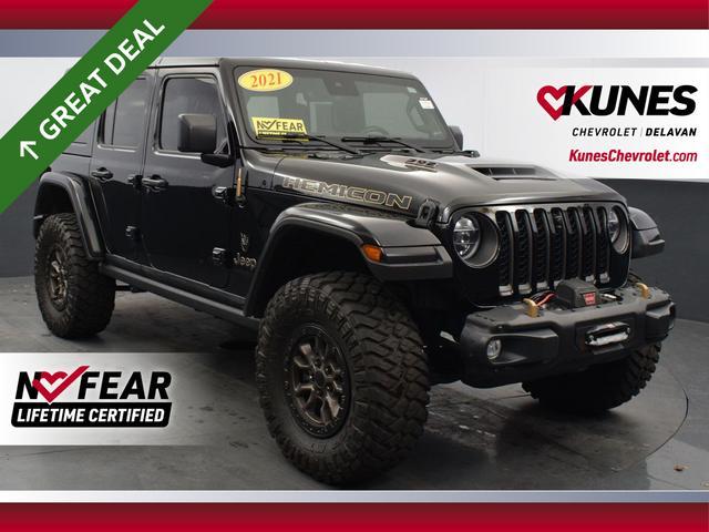 used 2021 Jeep Wrangler Unlimited car, priced at $56,974