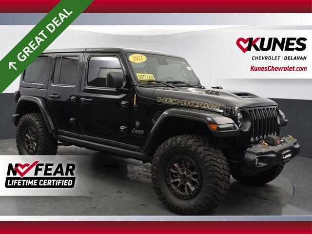 used 2021 Jeep Wrangler Unlimited car, priced at $55,258