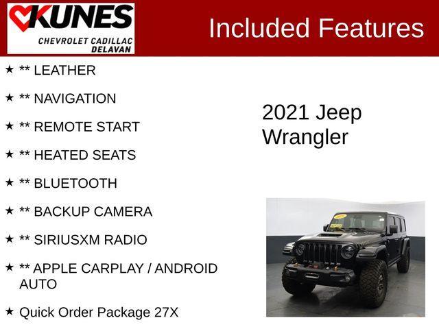 used 2021 Jeep Wrangler Unlimited car, priced at $57,432