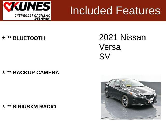 used 2021 Nissan Versa car, priced at $14,866