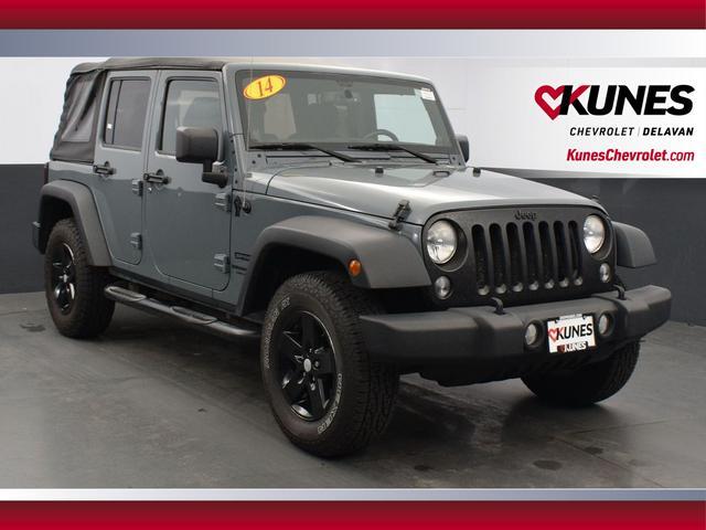 used 2014 Jeep Wrangler Unlimited car, priced at $13,630