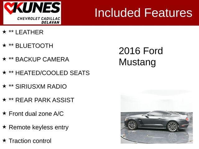 used 2016 Ford Mustang car, priced at $25,245