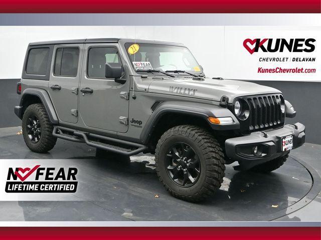 used 2021 Jeep Wrangler Unlimited car, priced at $29,989