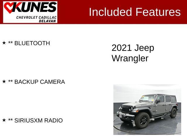 used 2021 Jeep Wrangler Unlimited car, priced at $29,989