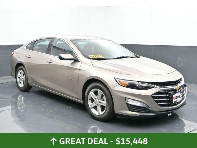 used 2022 Chevrolet Malibu car, priced at $15,448