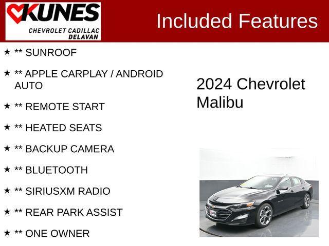 used 2024 Chevrolet Malibu car, priced at $21,936