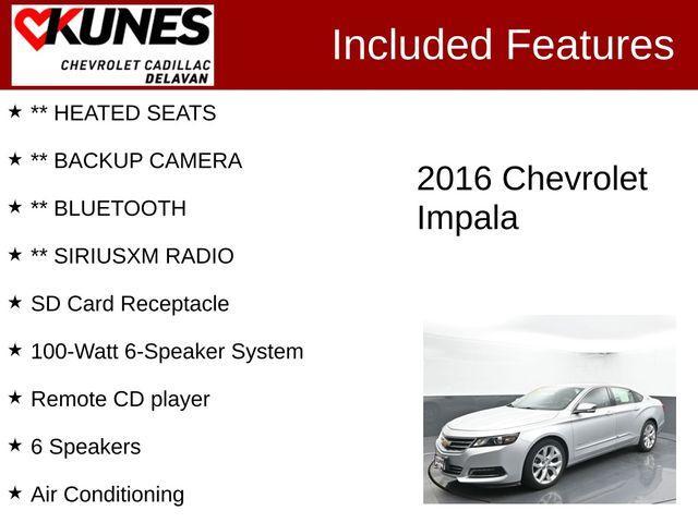 used 2016 Chevrolet Impala car, priced at $17,819