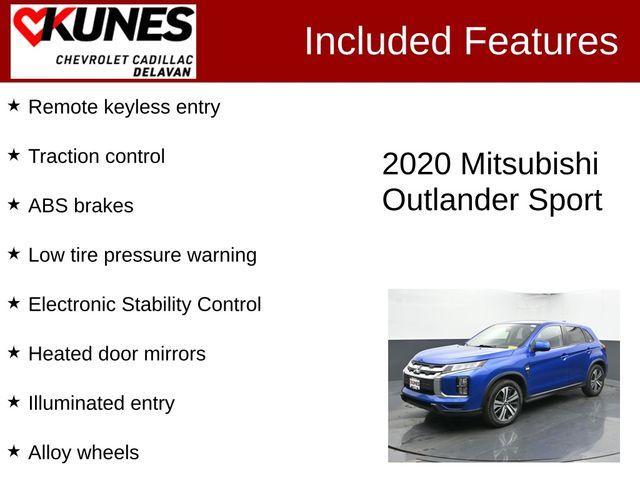 used 2020 Mitsubishi Outlander Sport car, priced at $12,832