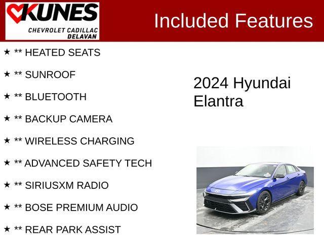 used 2024 Hyundai Elantra car, priced at $24,777