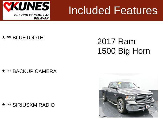 used 2017 Ram 1500 car, priced at $18,105