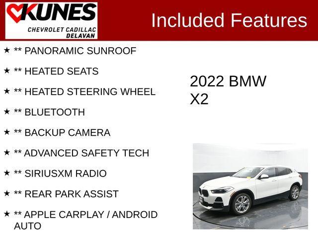 used 2022 BMW X2 car, priced at $23,626