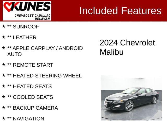 used 2024 Chevrolet Malibu car, priced at $24,954