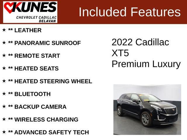 used 2022 Cadillac XT5 car, priced at $29,560