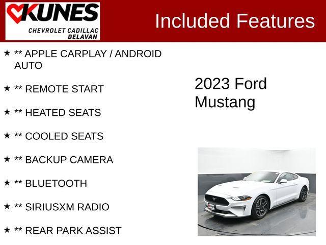 used 2023 Ford Mustang car, priced at $27,498