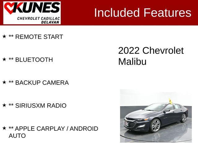 used 2022 Chevrolet Malibu car, priced at $17,464