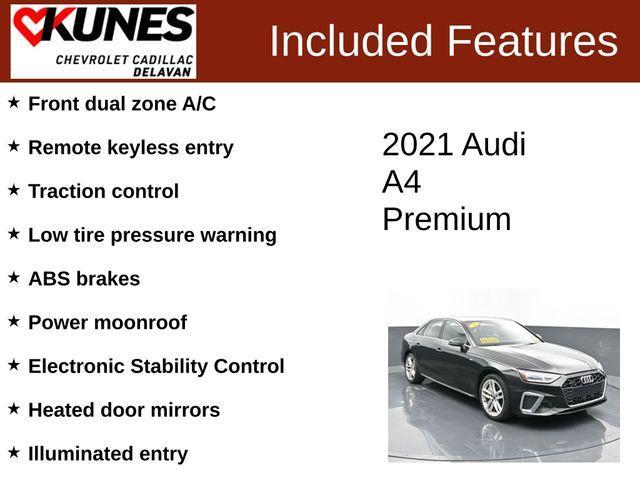 used 2021 Audi A4 car, priced at $21,887