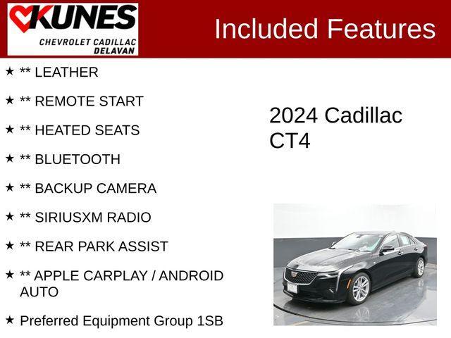 used 2024 Cadillac CT4 car, priced at $29,997