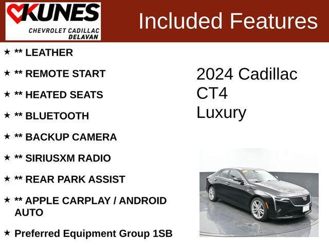 used 2024 Cadillac CT4 car, priced at $28,263