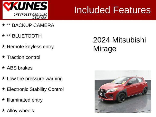 used 2024 Mitsubishi Mirage car, priced at $15,994
