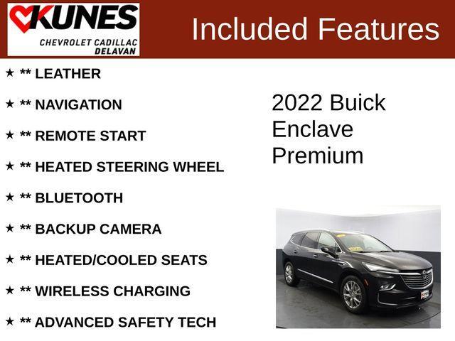 used 2022 Buick Enclave car, priced at $29,700