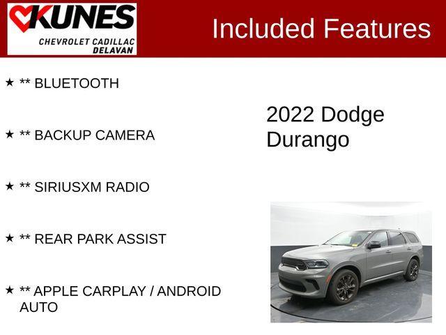 used 2022 Dodge Durango car, priced at $25,376