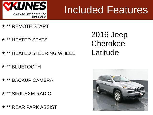 used 2016 Jeep Cherokee car, priced at $11,497