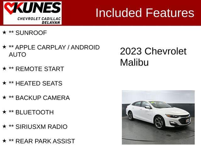 used 2023 Chevrolet Malibu car, priced at $18,269