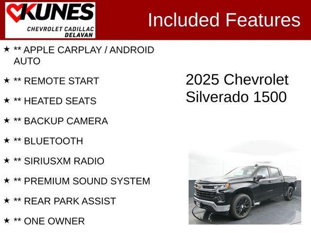 used 2025 Chevrolet Silverado 1500 car, priced at $47,845