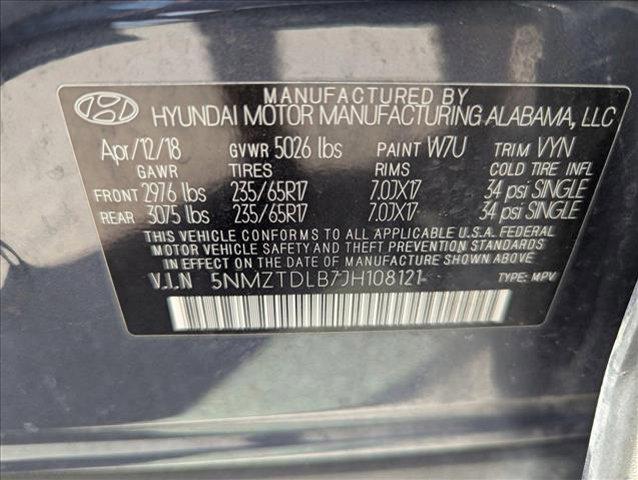 used 2018 Hyundai Santa Fe Sport car, priced at $11,328