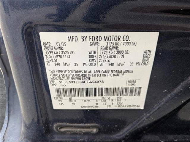 used 2015 Ford F-150 car, priced at $26,414