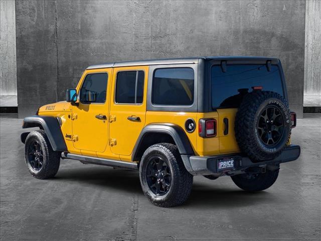 used 2021 Jeep Wrangler car, priced at $23,699