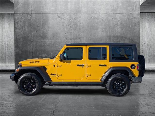 used 2021 Jeep Wrangler car, priced at $23,699