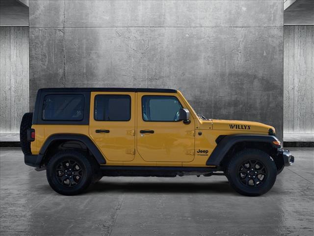 used 2021 Jeep Wrangler car, priced at $23,699