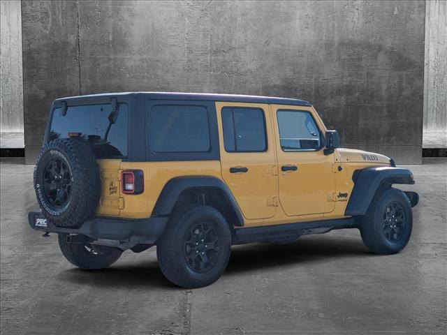 used 2021 Jeep Wrangler car, priced at $23,699