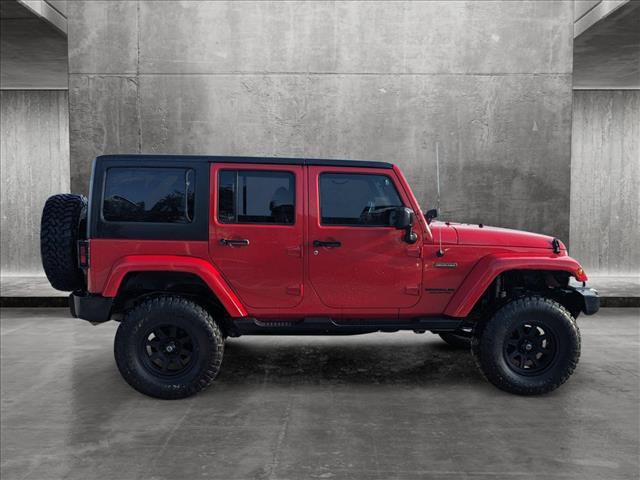 used 2017 Jeep Wrangler Unlimited car, priced at $20,587