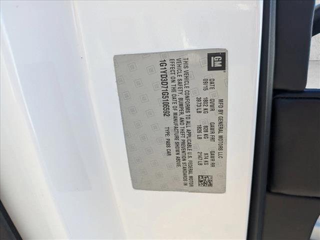 used 2016 Chevrolet Corvette car, priced at $48,492