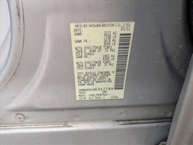 used 2011 Nissan Titan car, priced at $12,800