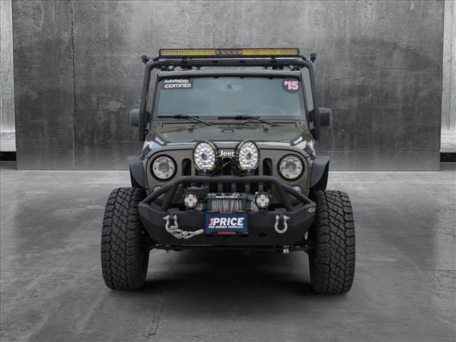 used 2015 Jeep Wrangler Unlimited car, priced at $18,883