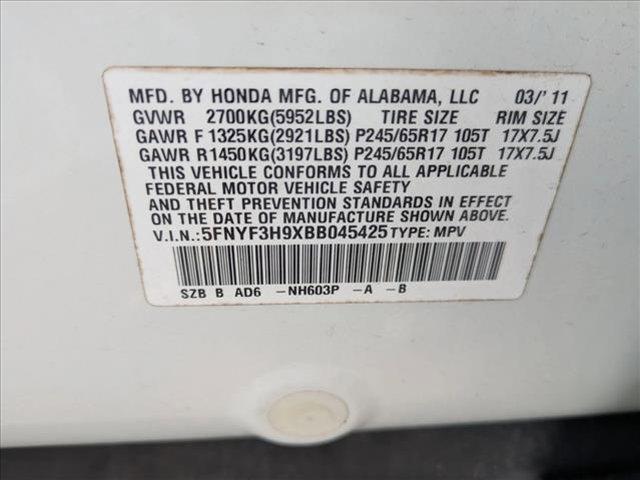 used 2011 Honda Pilot car, priced at $9,212