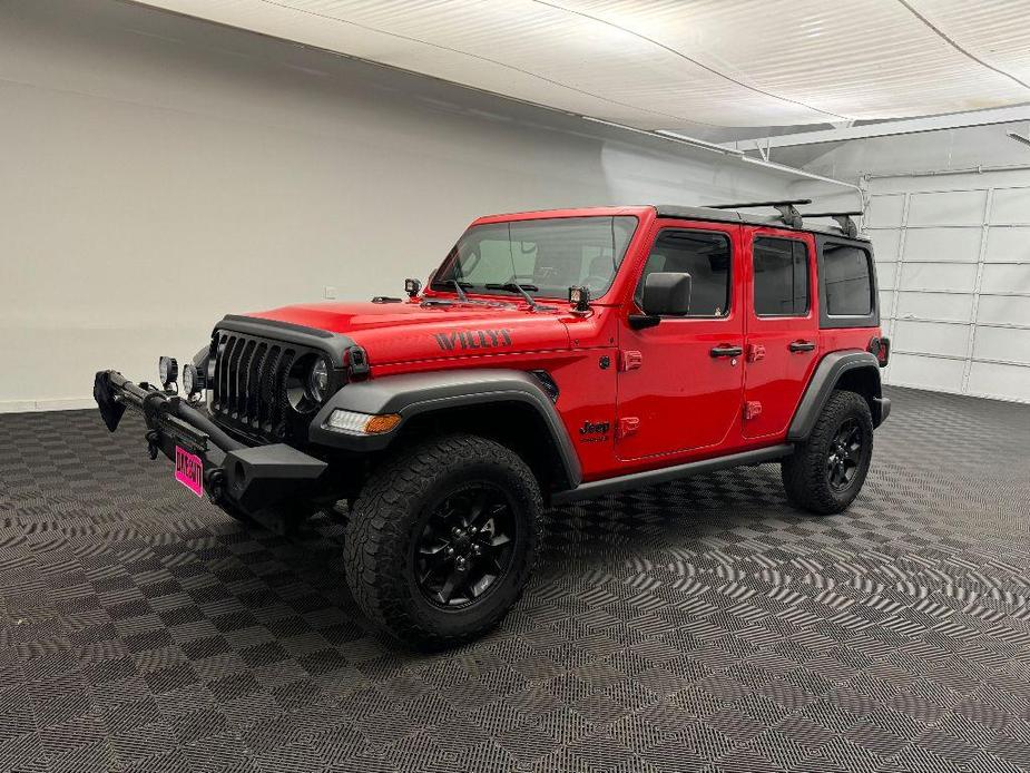 used 2020 Jeep Wrangler Unlimited car, priced at $25,596