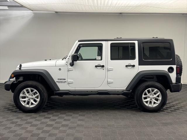 used 2017 Jeep Wrangler Unlimited car, priced at $21,998