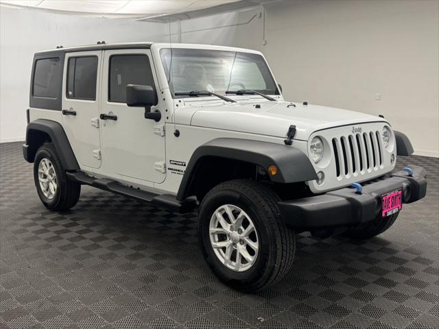 used 2017 Jeep Wrangler Unlimited car, priced at $21,998