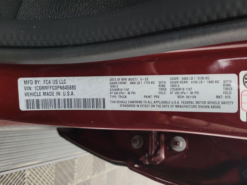 used 2023 Ram 1500 car, priced at $38,998
