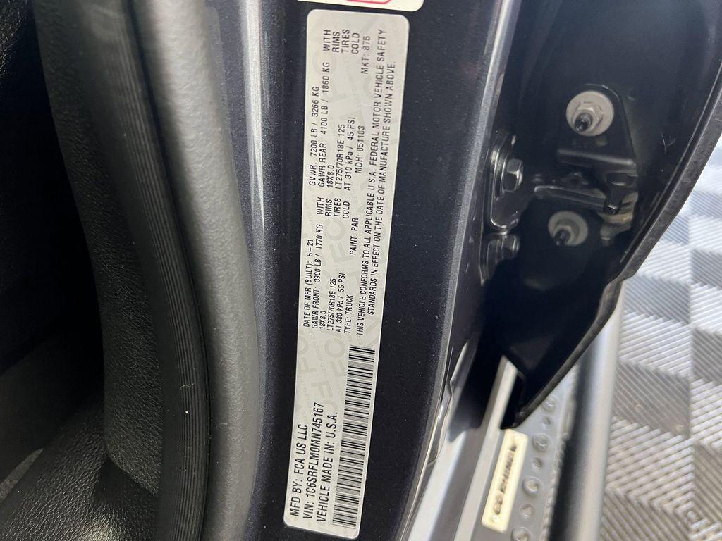 used 2021 Ram 1500 car, priced at $36,898