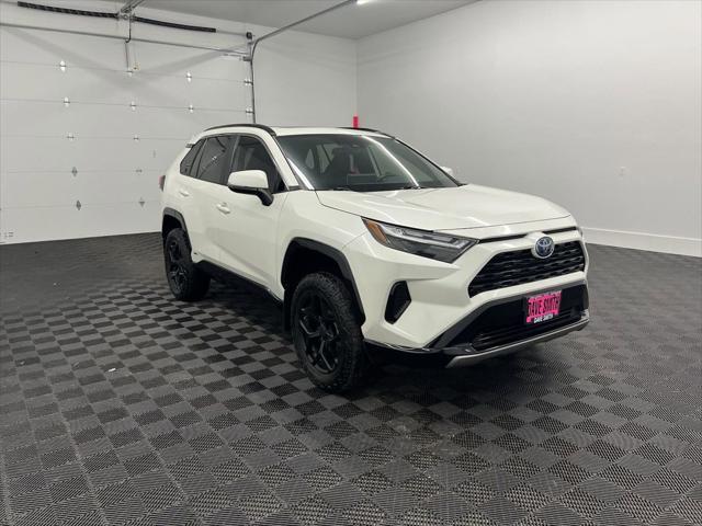 used 2022 Toyota RAV4 Hybrid car, priced at $34,998