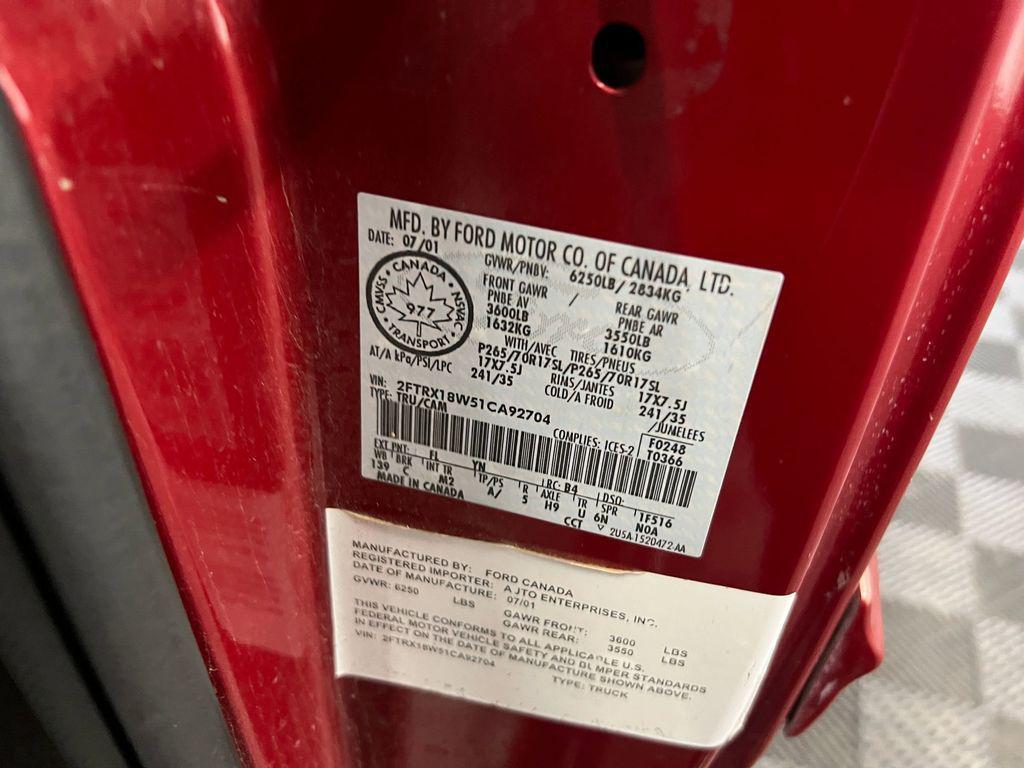 used 2001 Ford F-150 car, priced at $4,500