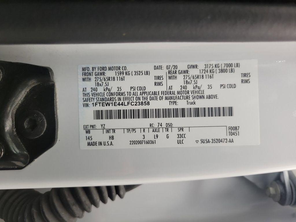 used 2020 Ford F-150 car, priced at $31,898