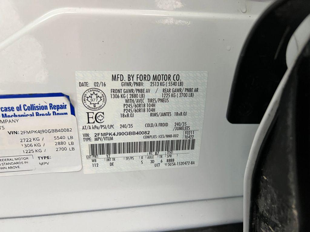 used 2016 Ford Edge car, priced at $16,998