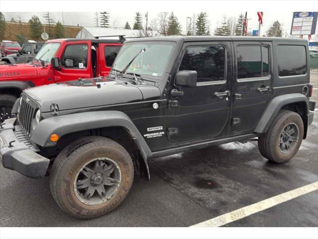 used 2015 Jeep Wrangler Unlimited car, priced at $16,998